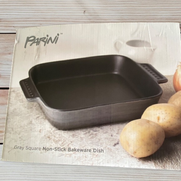 PARINI Restaurant Equipment Supply Parini Gray Square Non-stick Bakeware Dish 9" - Picture 1 of 14